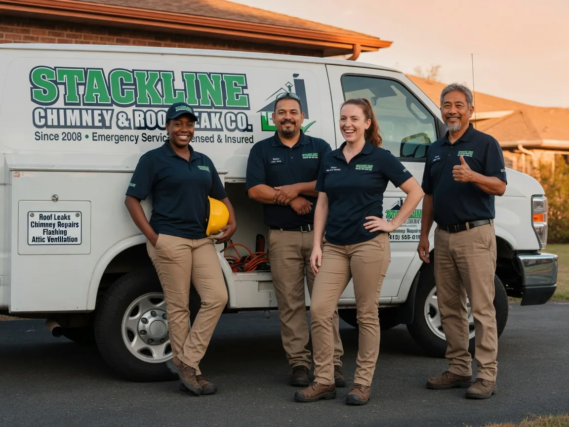 Chimney flashing repair company in Amesville, OH